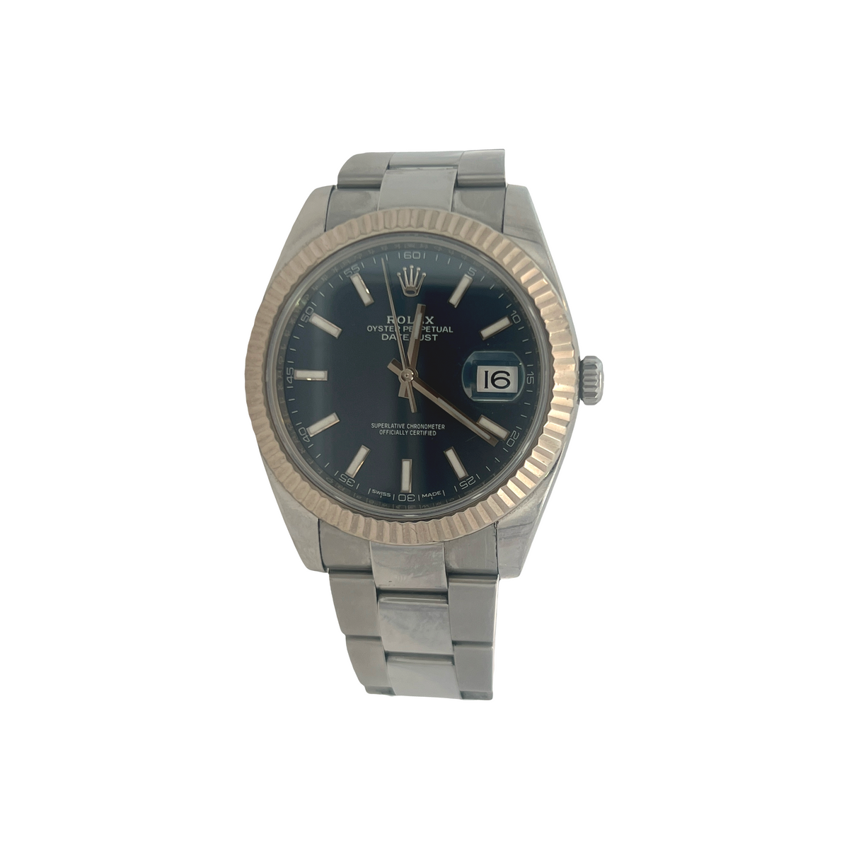 Pre-Owned Rolex Datejust 41 Ref. 126334 Blue Dial Oyster Bracelet Watch