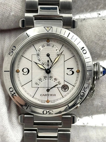 Cartier Pasha GMT W31037H3