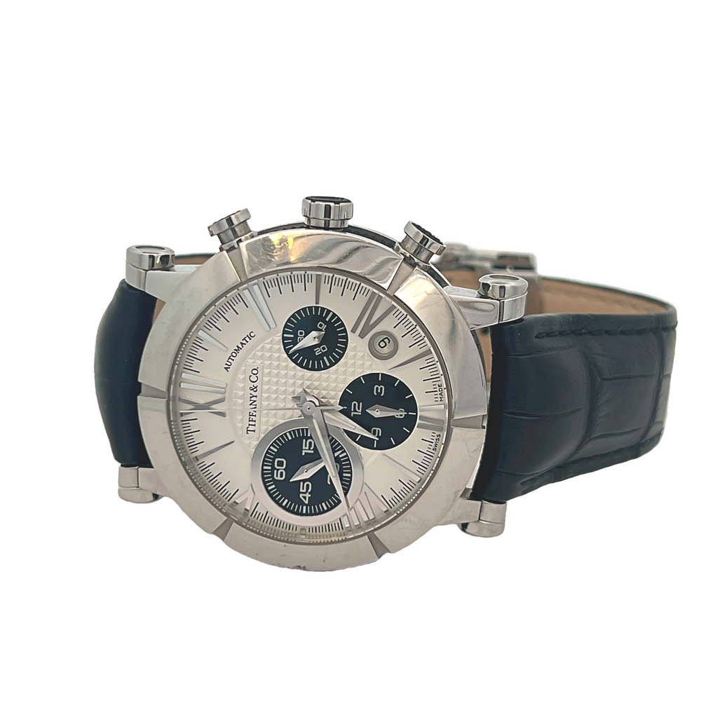 Pre-Owned Tiffany & Co. Atlas Chronograph Automatic Stainless Steel Watch