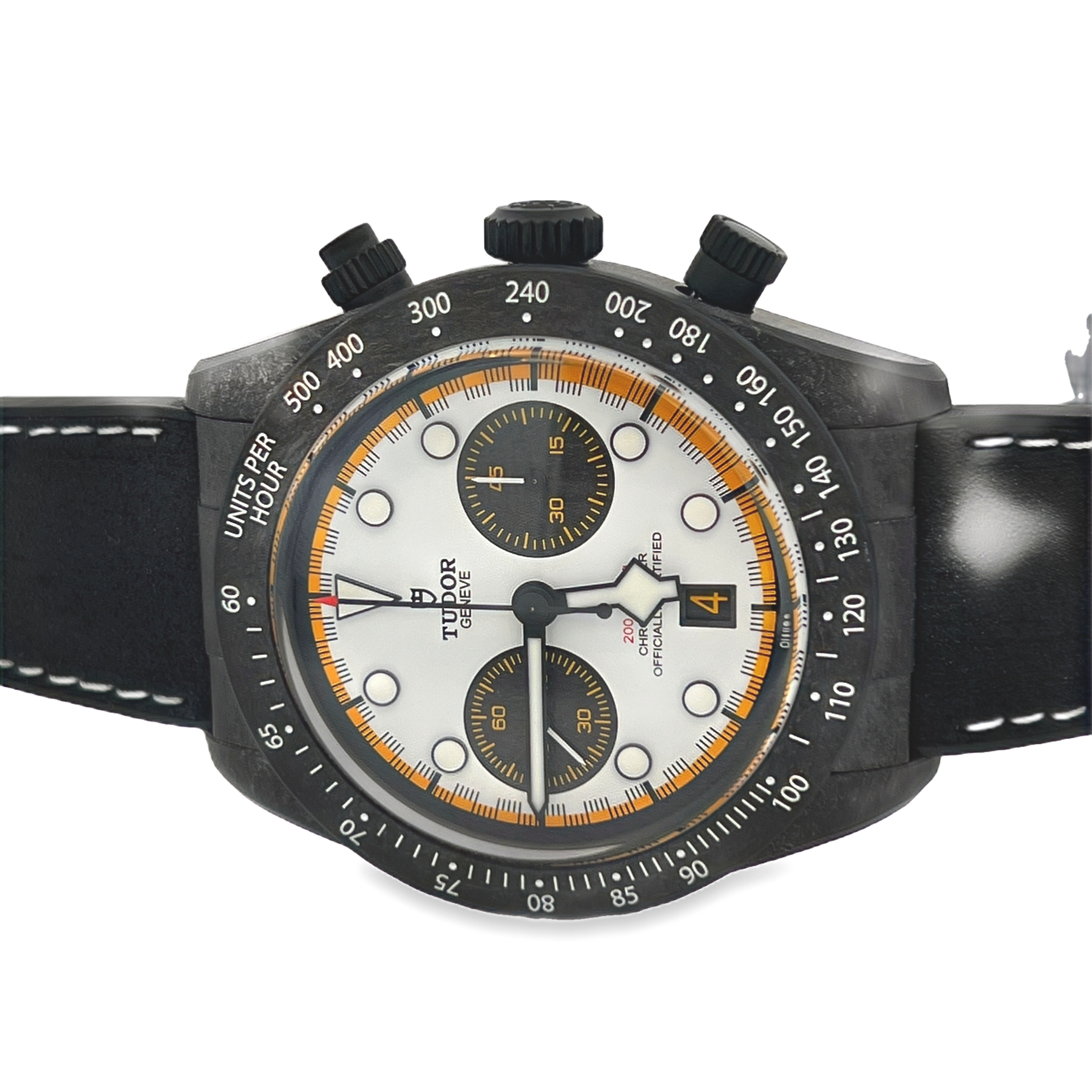 Pre-Owned Tudor Black Bay Chrono Carbon Ref. 79377KN Panda Dial Watch – 2026, Box & Papers