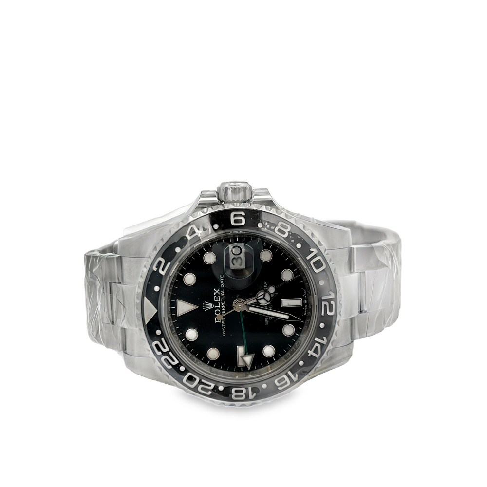 Pre-Owned Rolex GMT-Master II "Bruce Wayne" Ref. 126710GRNR – Box & Papers
