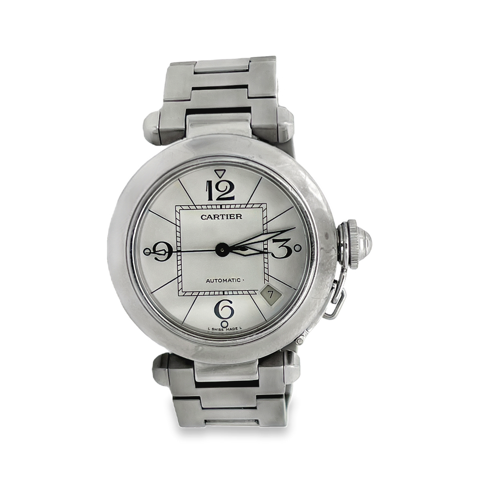 Pre-Owned Cartier Pasha C Automatic Stainless Steel Watch 35mm