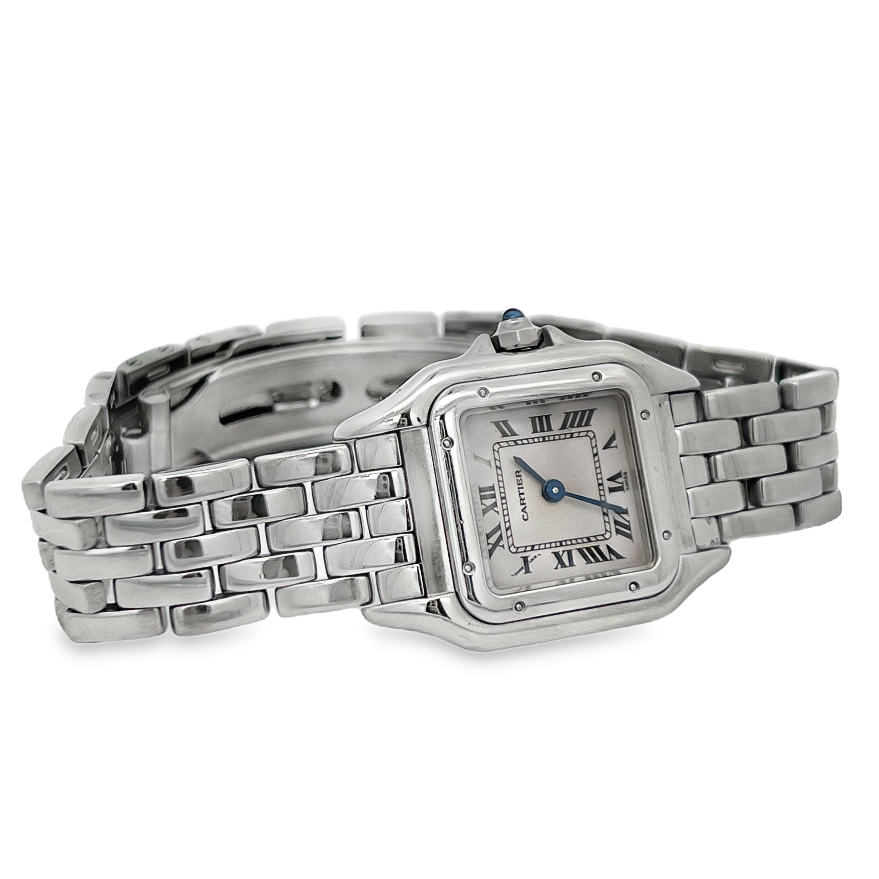 Pre-Owned Cartier Panthère de Cartier Small Model Stainless Steel Watch Ref. 1320