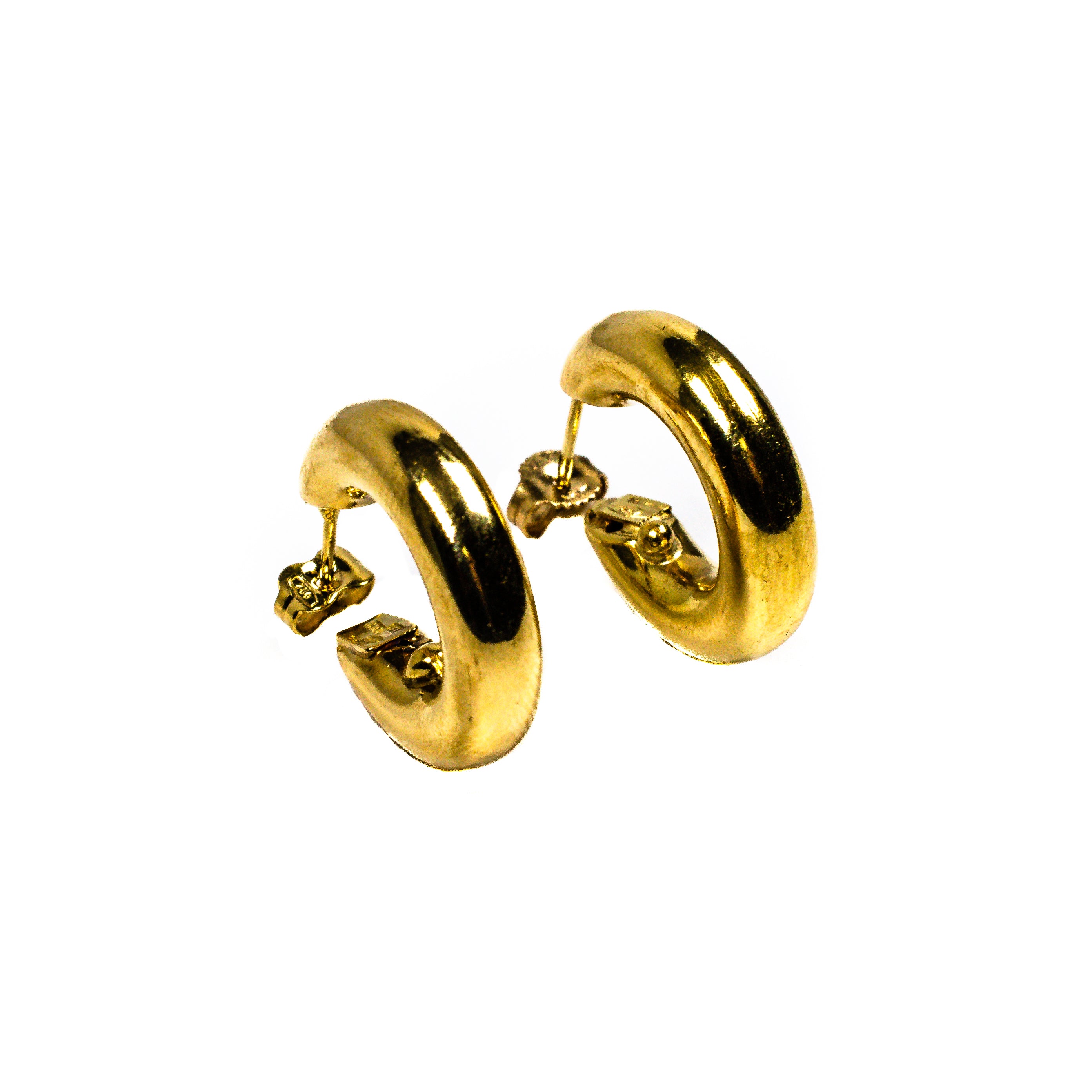 18kt Yellow Gold Small Hoops